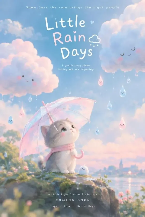 黄果AI短剧 - 会下雨的猫咪 短剧封面